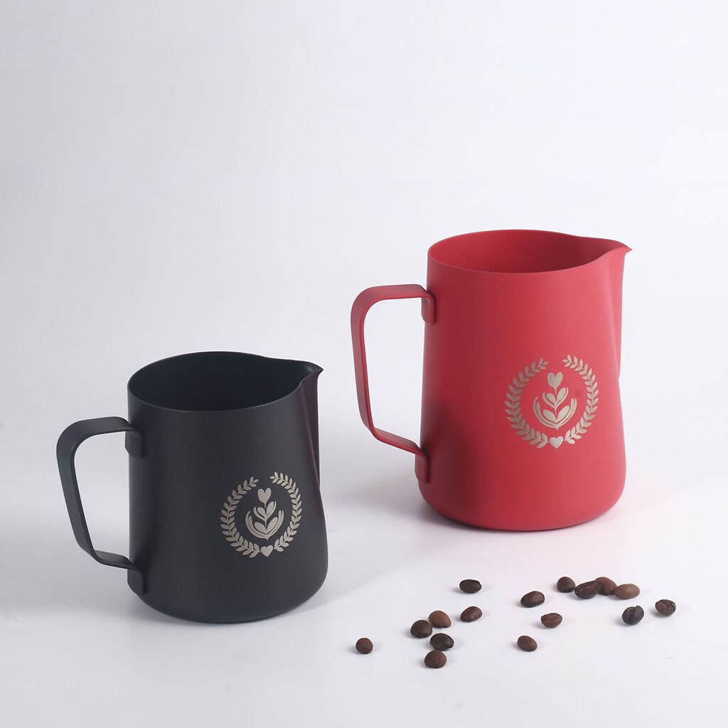 Stainless Steel Milk Frothing Coffee Latte Frother Pitcher 600ml