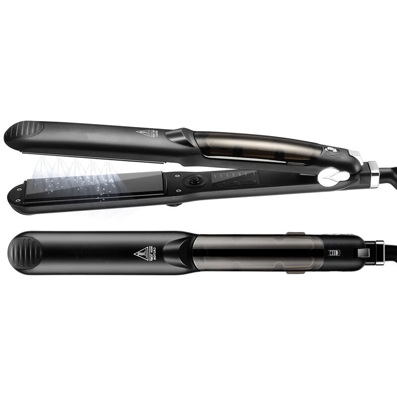 Flat Iron Steam Hair Straightener with Argan Oil Infusion Steam Hair Flat Iron Ceramic Vapor Fast Heating Iron