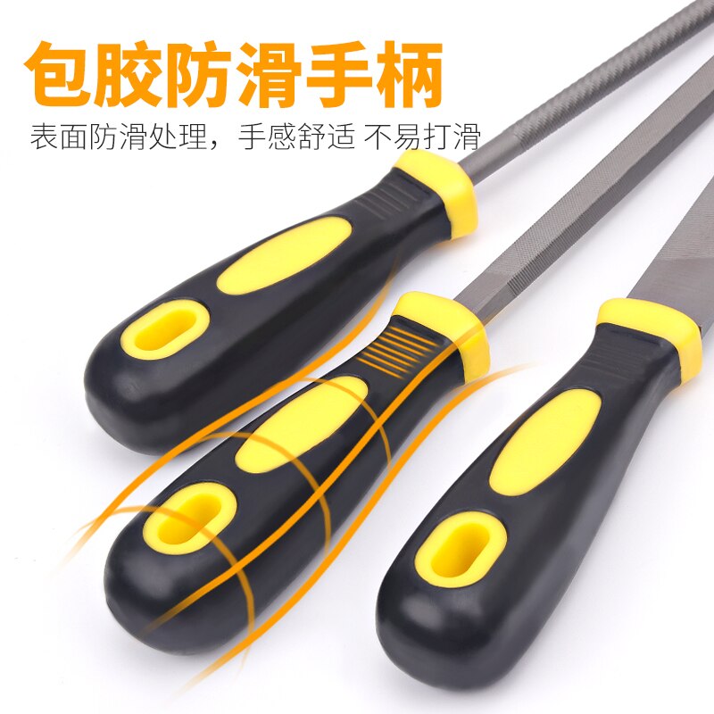 File, steel file, metal file, woodworking knife, triangle semicircular rubbing knife, grinding tool, fitter, grinding