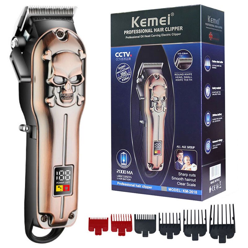Original taper lever adjustable finishing electric hair clipper barber shop LED display hair trimmer beard haircut