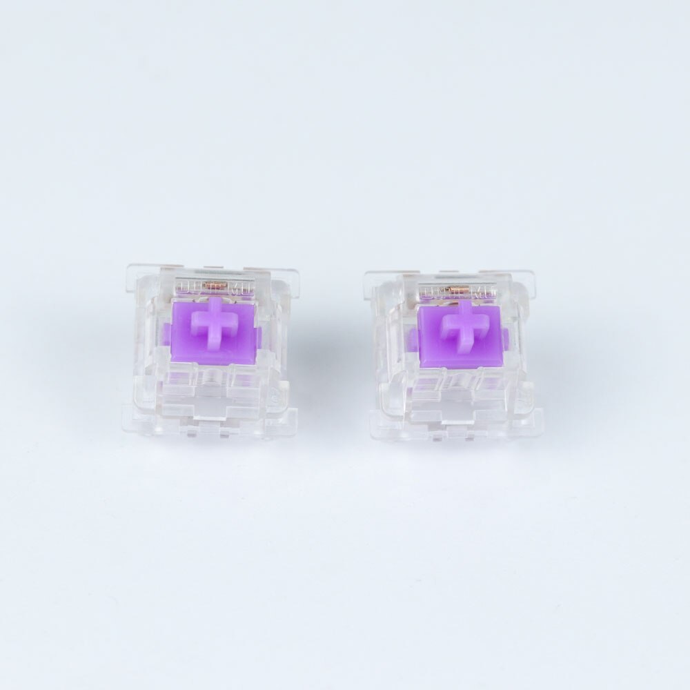 4pcs/pack Original Outemu ICE V2 Keyboard Switches Purple Switch 62g 68g Transparent Shell 5 Pins for Mechanical Keyboard