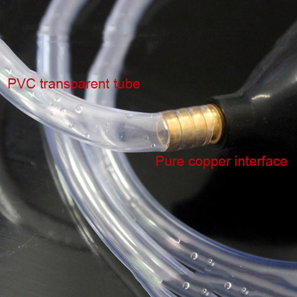 Bil sifonslange manuel pumpe brændstofrør benzin gummi genopfyldningsslange rør oliesuger til bil lastbil motorcykel hjem akvarium