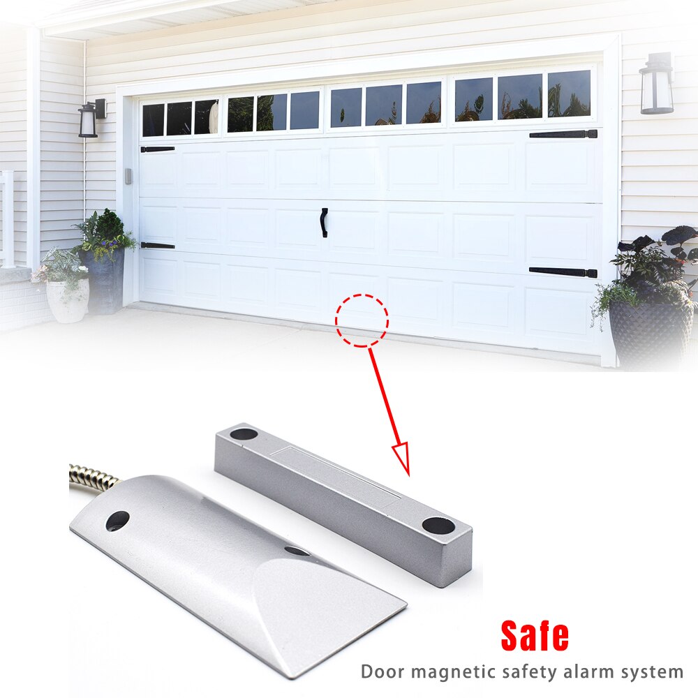 Recessed Security Window/Door Safety Alarm Contact Magnetic Reed Switch Sensor System