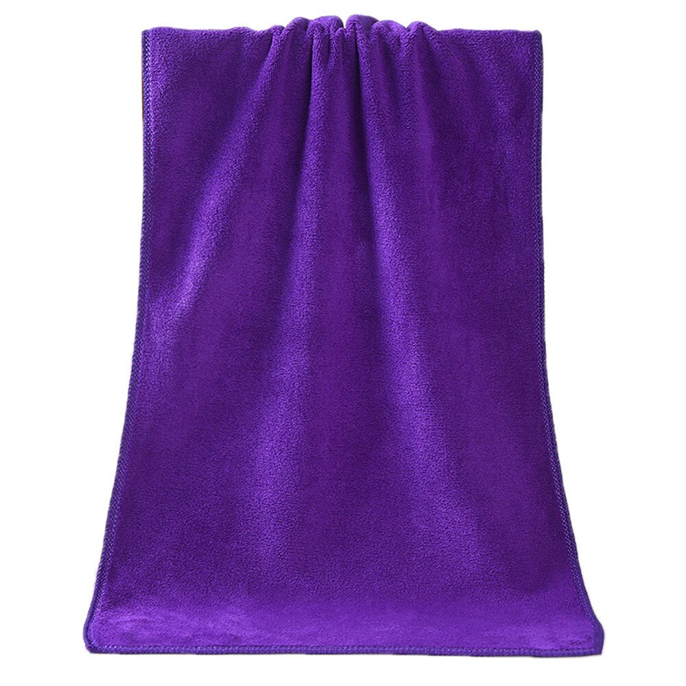 Bambus Waschlappen Mikrofaser Waschlappen 1pc bat Handtuch Dusche saugfähig Superfine Faser Weichen Bequemen Schlecht Handtuch #20: Violett 