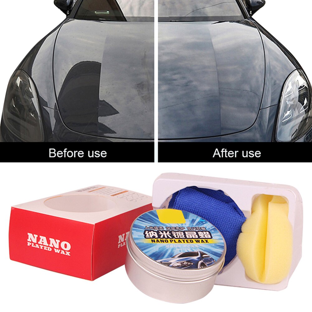 150G Car Wax Polishing Paste Wax Scratch Repair Agent Paint Car Crystal Hard Wax Paint Care Waterproof Car Accessories