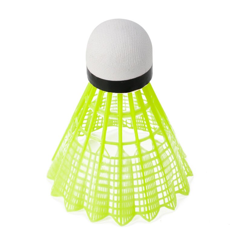 100% Nieuw En 6Pcs Trein Gym Fitness Geel Nylon Shuttles Badminton Bal Sport Duurzaam