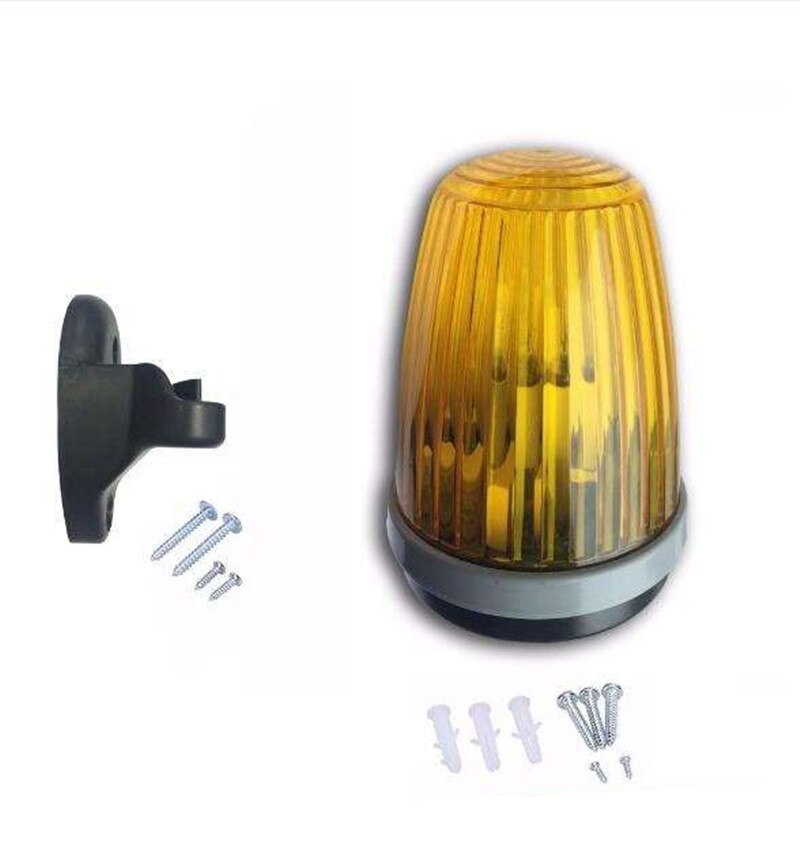 Säkerhetsblixt lampa larmljus blinker blixt för gungskjutande garage rulljalusi grind dörr motoröppnare