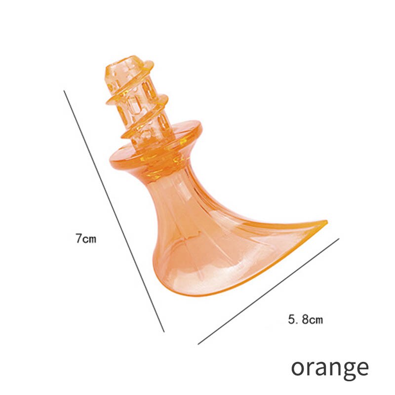 Håndpresse af plast multifunktion bærbar håndpresse orange presser citronsaftpresser manuel dræner køkkenværktøj: Orange