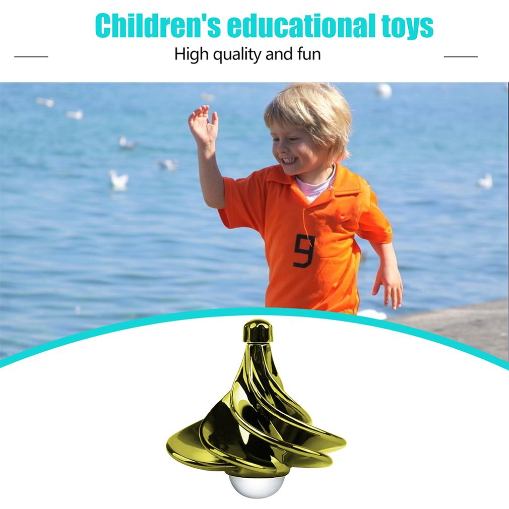 Snurra och fingertopp rullande leksak för barn vindblåsning fidget-spinner pedagogisk för barn