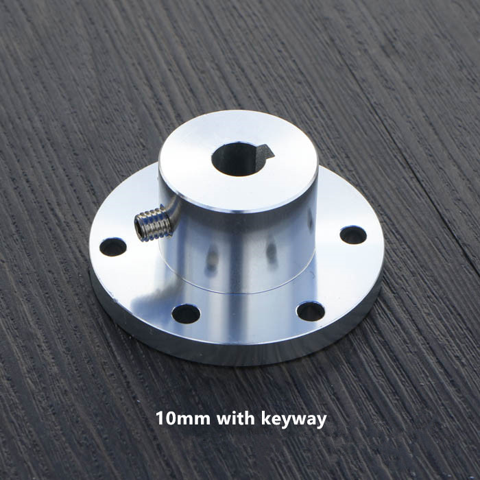 Omnidirectional wheel Flange coupling ID 8mm 12mm with keyway Aluminum robomaster