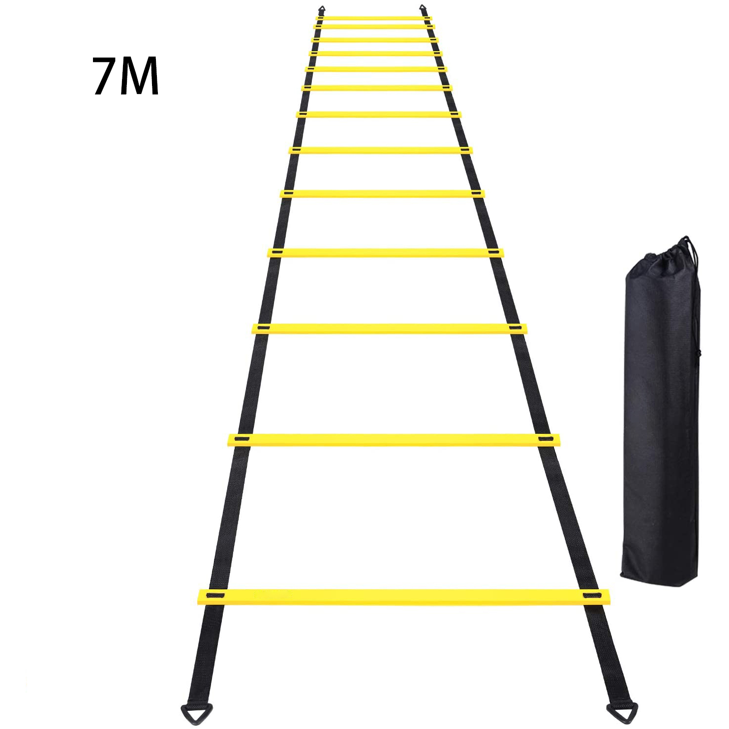 Flessibilità scaletta agilità cinturino in nylon scaletta da salto velocità allenamento fitness scala scala allenamento calcio scala energetica: 7M 13Rung