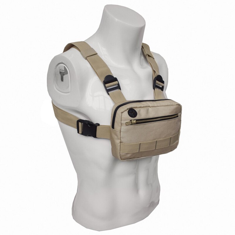 Brust Tasche Kleine Hüfte hüpfen Streetwear Funktionale Brust Tasche Kreuz Schulter Tasche Einstellbar Streetwear Taschen Taille Packungen