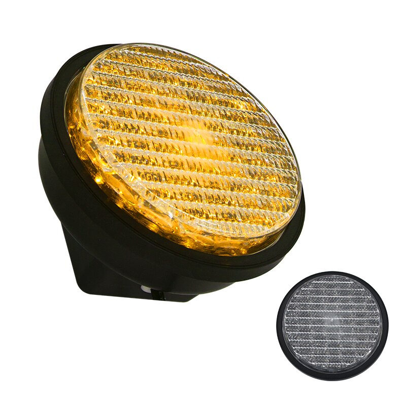 IP65 Dia. 100mm Red Yellow Green led traffic modules for traffic lights: Yellow 85-265VAC