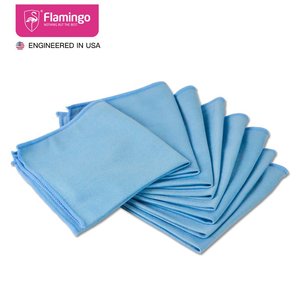 Toallas de limpieza de vidrio de microfibra suave, 8 Uds., paño de limpieza de acero inoxidable con brillo para pulir, tela para ventana, parabrisas, paño de limpieza de coche