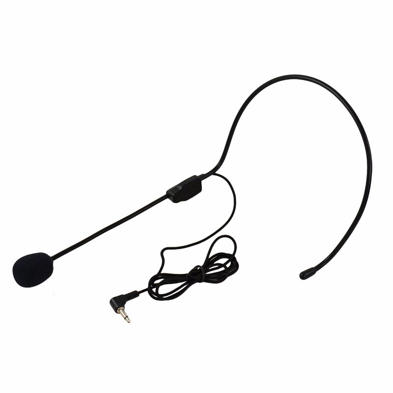 External Voice Collar Clip Mic Speaker Mike Wired Headset Microphone