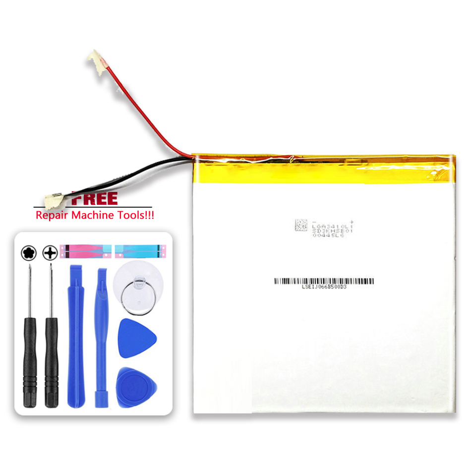 Batería de repuesto (3 líneas) para tableta, 6000mAh, para Teclast A80H A80HD A80S A80se X80H X80HD X80 Plus y Pro y Power Tablet