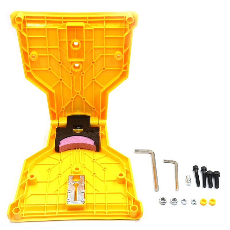 Chainsaw Teeth Sharpener Saw Chain Sharpener Bar-Mounted Fast Grinding Electric Power Chain Sharpener Woodworking Tools