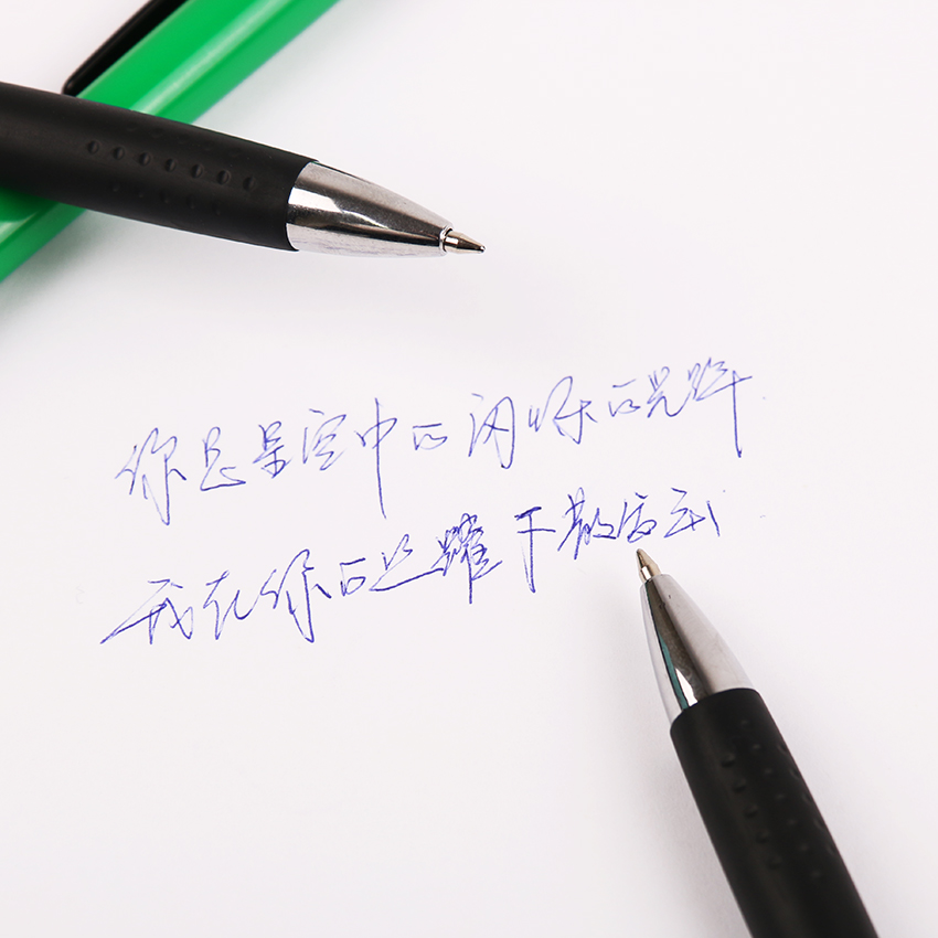 Blue Ink Ballpoint Pen 0.7mm Classic Office Accessories Pens Stationery Escolar Material School Supplies B-527