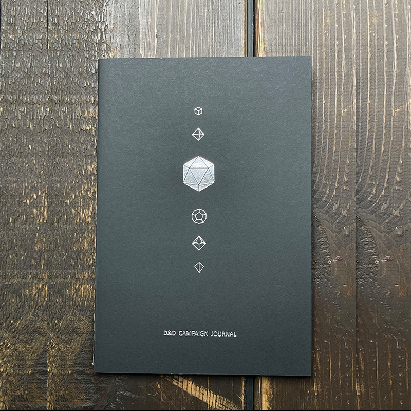 DnD 5e Notebook Journal|Character Sheets|Cheat Sheets|NPC Tracker|Maps...All-In-One|Craft paper cover|8 colors to choose from: Pink