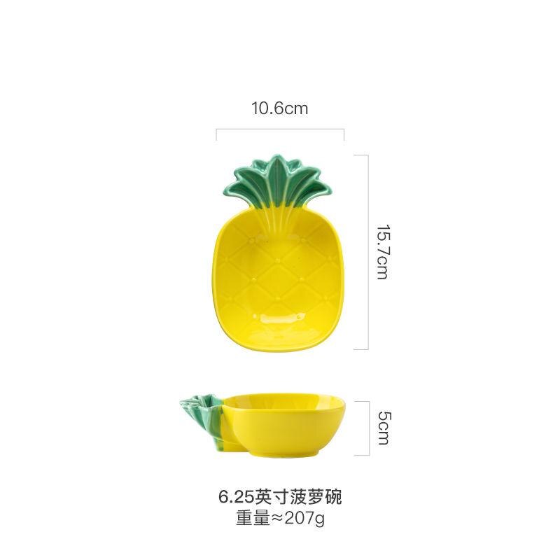 Plato de cerámica con forma de fruta de hormiga, vajilla redonda, juego de cena, platos y vajilla, cocina, comedor, condimentos, barra, juego de platos para niños: 6.25 pulgadas