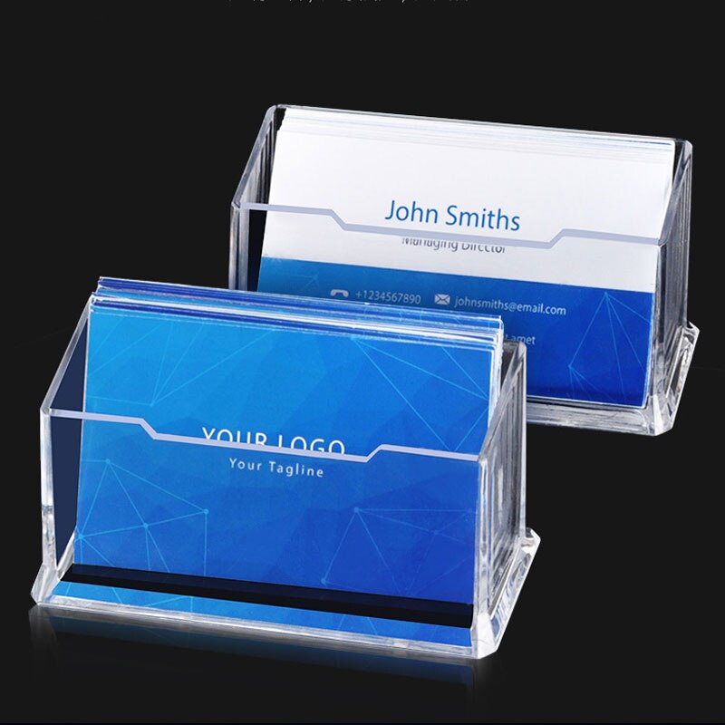 Business Card Holder Single Layer Double Layer Three Layers holdercard Holder Desktop Storage Transparent Simple