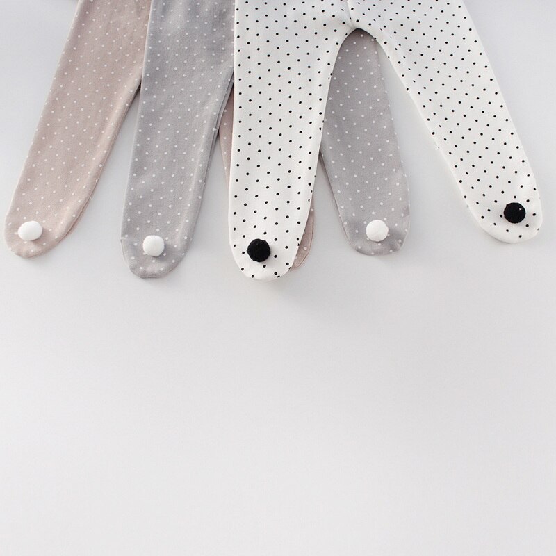2022 neue Frühjahr Kinder Mädchen Jungen Leggins Beige Grau Apricot Dot Pompom Große PP Strumpfhosen Strümpfe Bebe Hosen Baumwolle Kleidung e5028
