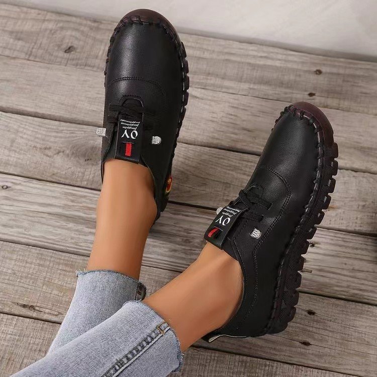 2023 zapatos planos para mujer, nuevos mocasines ortopédicos, mocasines para mujer, bailarinas cosidas sin cordones para mujer, zapatos de enfermera médicos