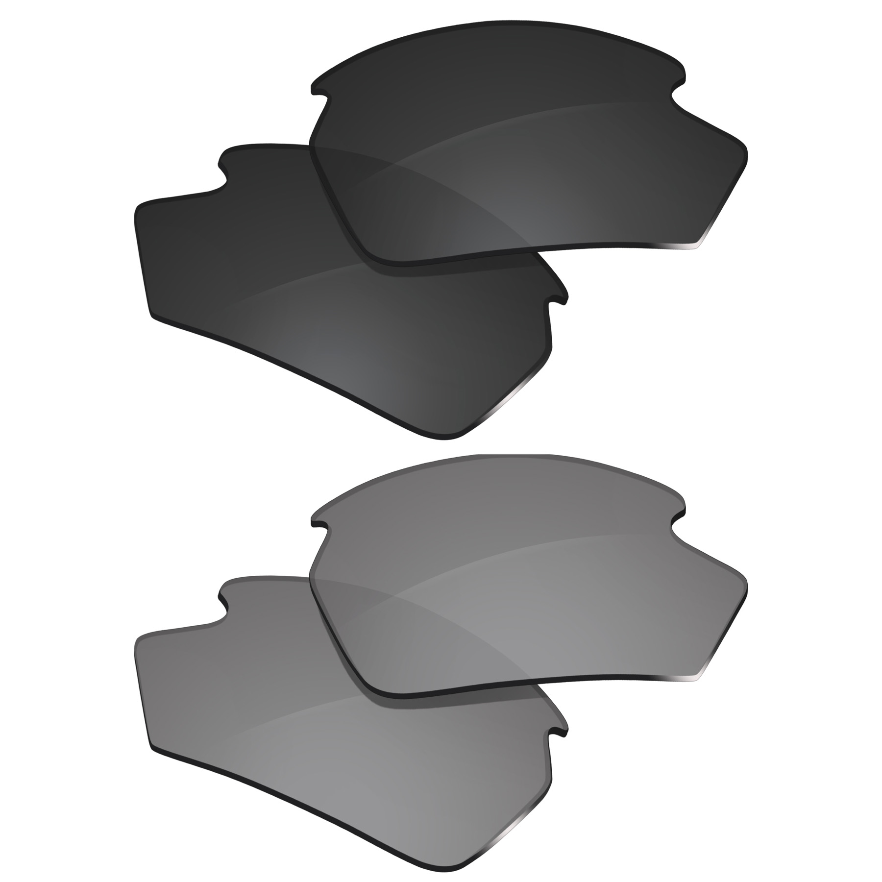 Glintbay Two Pairs Polarized Lenses Replacement for Rudy Project Rydon (SN79 ONLY) Sunglasses-Options: Pink