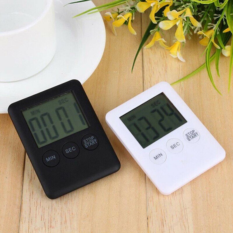 Large Digital LCD Kitchen Cooking Timer Count-Down Up Clock Alarm Magnetic