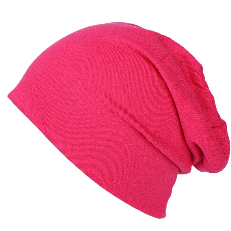 Sombrero de capucha de poliéster de algodón Unisex Color caramelo Primavera, Otoño e Invierno sombrero de pelo capucha de algodón a prueba de viento y transpirable: Rose red