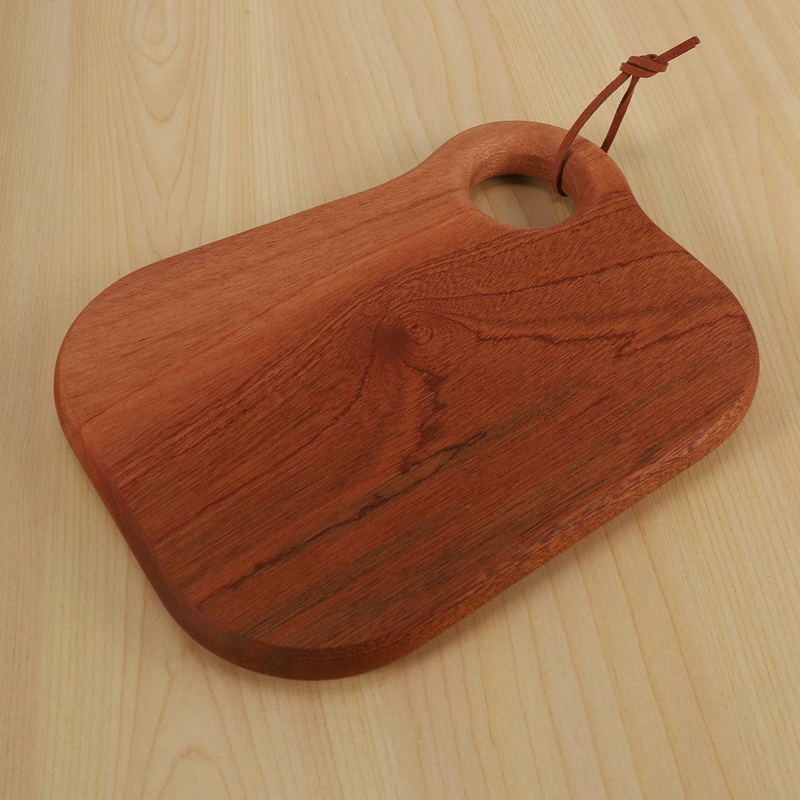 Planche à découper en bois d&#39;ébène Simple, planche à découper domestique de cuisine en bois entier épaissi planche à pain