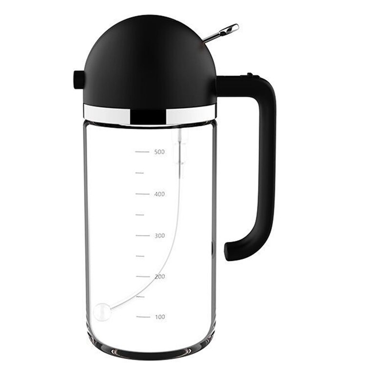 Glass Olive Oil And Vinegar Dispenser Kitchen Cooking Spray Bottle: Dark Khaki