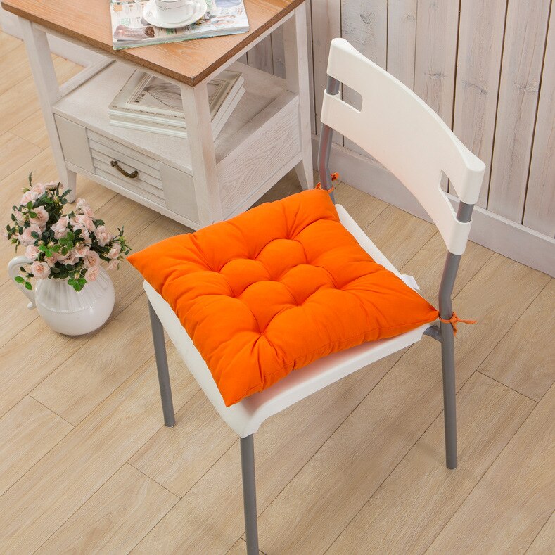 Oreillers pour chaises plancher siège coussin épaissir Tatami salle à manger chaise coussins couleur unie maison décoratif assis canapé oreillers: 1