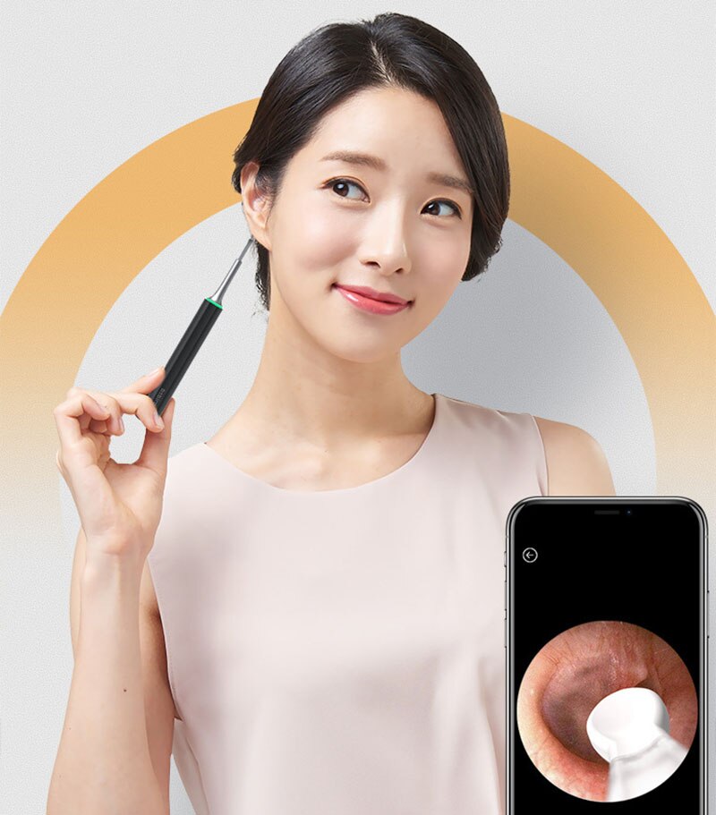 Bebird X17 Pro Bebird Visuele Oor Stok In-Ear Hoge Precisie Endoscoop Veiligheid Oor Wax Verwijderen Cleaner Mini camera Met Base