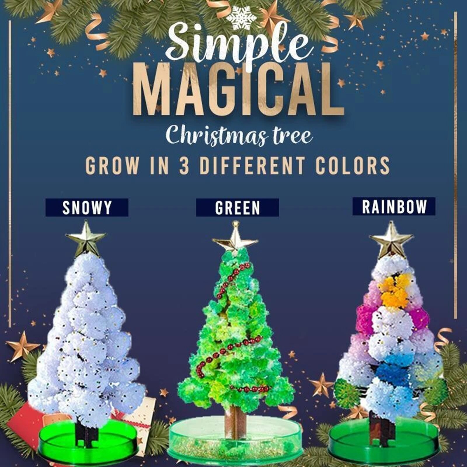 Magic Groeiende Kerstboom Magic Groeiende Leuke Kerstboom Grappig Educatief En Party Speelgoed Pr