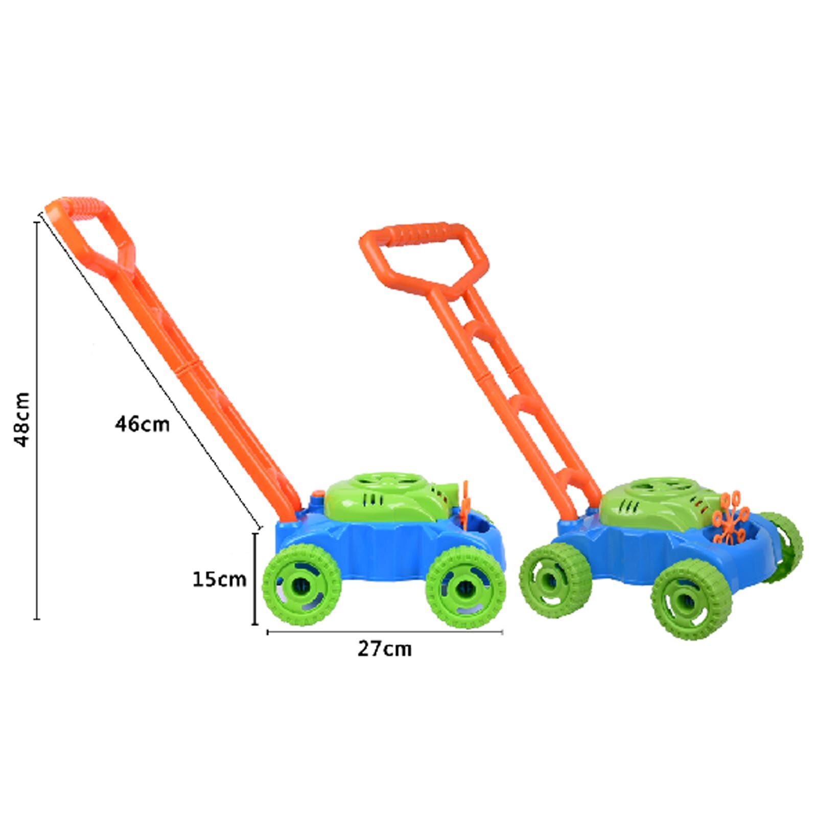 Zomer Outdoor Wandelaar Push Speelgoed Bubble Grasmaaier Plezier Elektronische Bubble Blower Machine Speelgoed Hand Push Bubble Auto Speelgoed