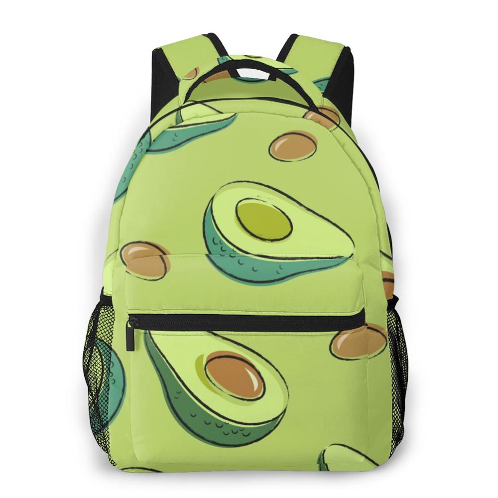 Backpack Women Backpack Shoulder Bag Avocado Pattern School Bag For Teenage Girl Children Backpacks Travel Bag: colour2