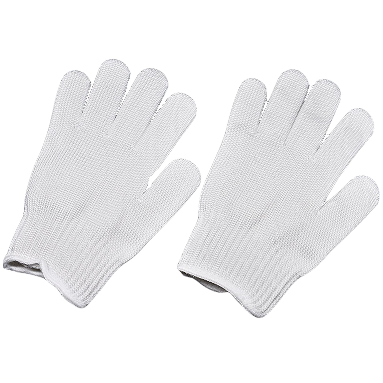 Guantes antimordeduras de entrenamiento para pájaros y loros, guantes protectores de alambre de acero para masticar, manejo de animales pequeños, accesorios para periquitos: White