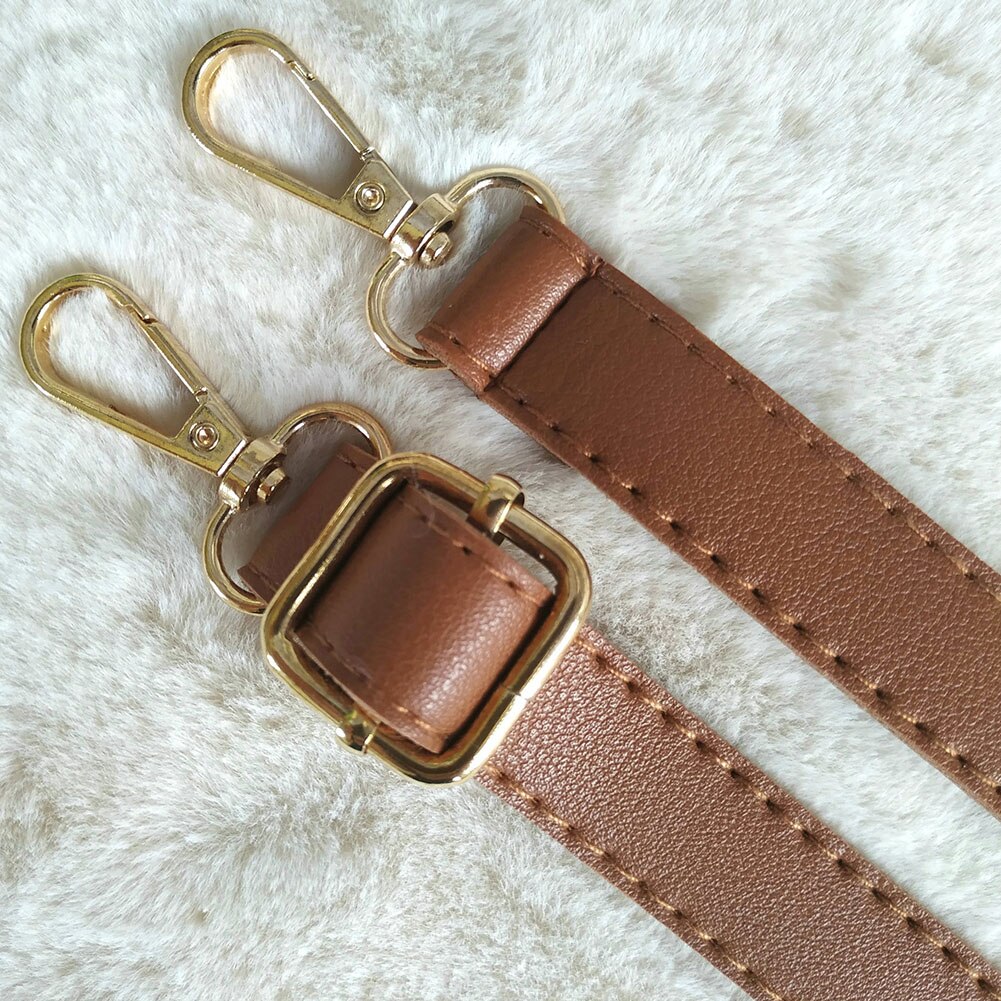 180cm Long PU Leather Shoulder Bag Strap O bag Handles DIY Replacement Purse Handle for Handbag Belts Strap Bag Accessories: Brown