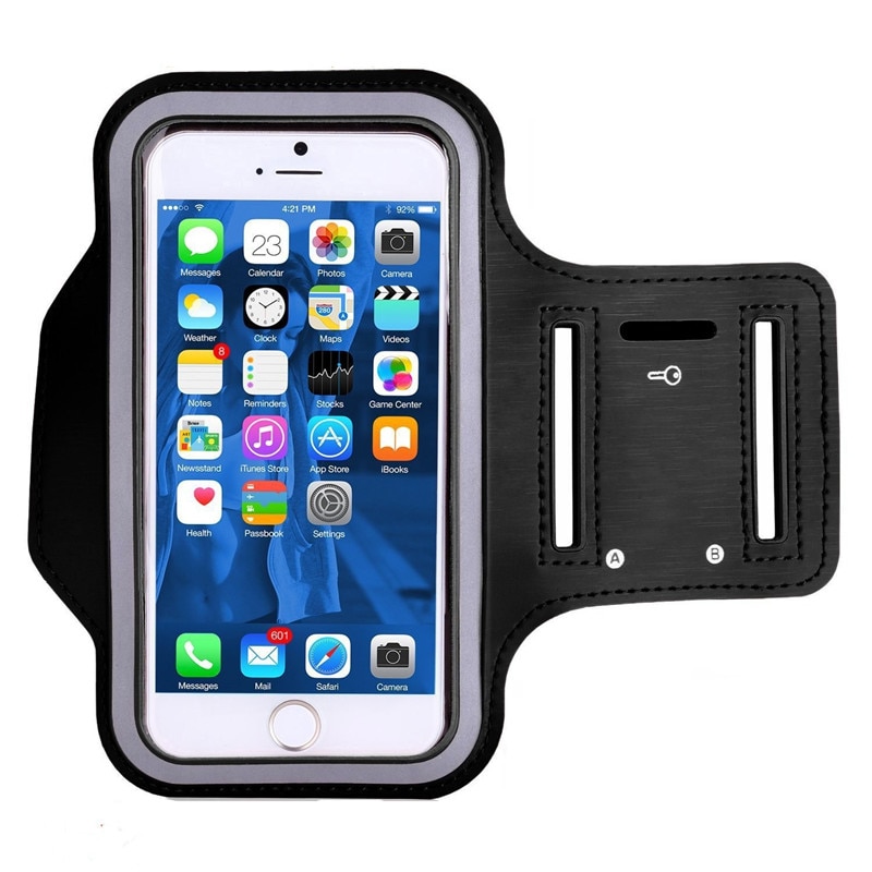 Armband Voor Maat 5.5 ''Inch Sport Mobiele Telefoon Houder Geval Voor Telefoon Op Hand Voor Iphone 6 Plus/6S Plus/7 Plus/7S Plus/8 Plus Case