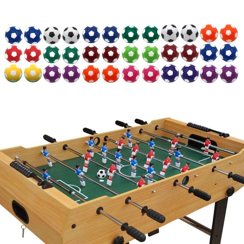 Foosball Balls Replacement 12 Packs,Table Soccer Balls 36mm Soccer Foosalls, Regular Size Foosball-Set of 12