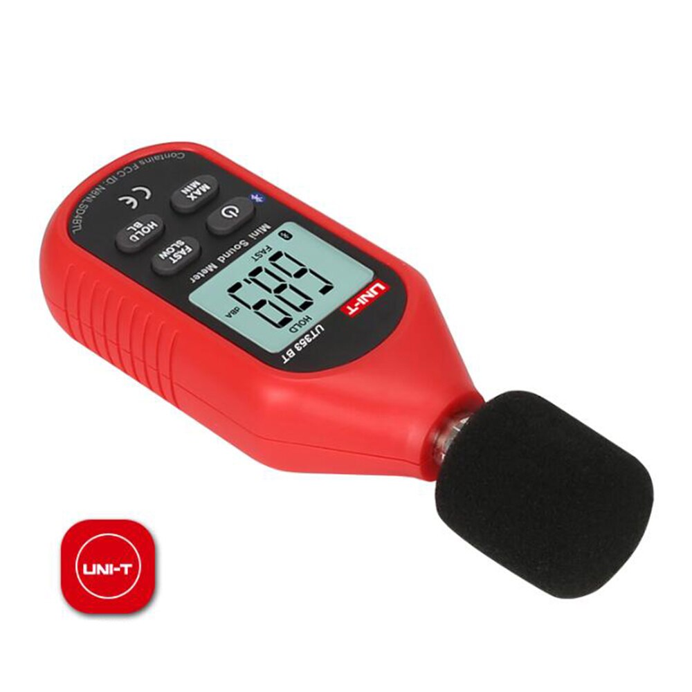 Testeur de niveau sonore numérique Bluetooth, UT353BT, 30-130dB, UNI-T, contrôle du niveau sonore
