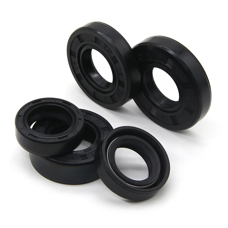 Sello de aceite ID 16mm NBR TC-16x24/26/28/30/32/35/40x4/5/7/8/10mmm sellos de aceite de doble labio de eje de caucho de nitrilo