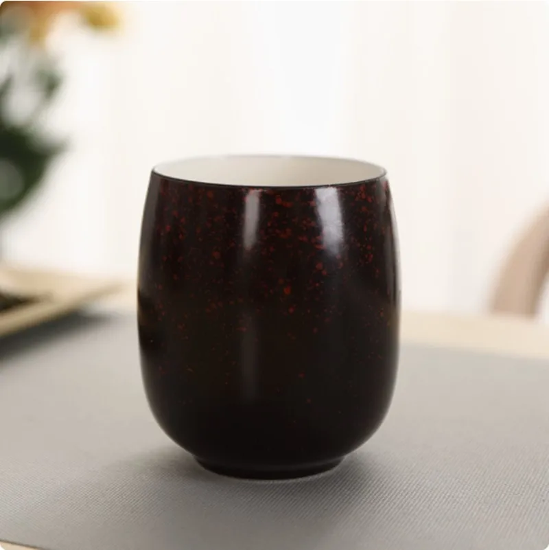 Taza de té de cerámica china hecha a mano, tazas de té de porcelana blanca, taza de café, juego de té maestro, accesorios, artículos para beber para el hogar, 1 ud.: Azul
