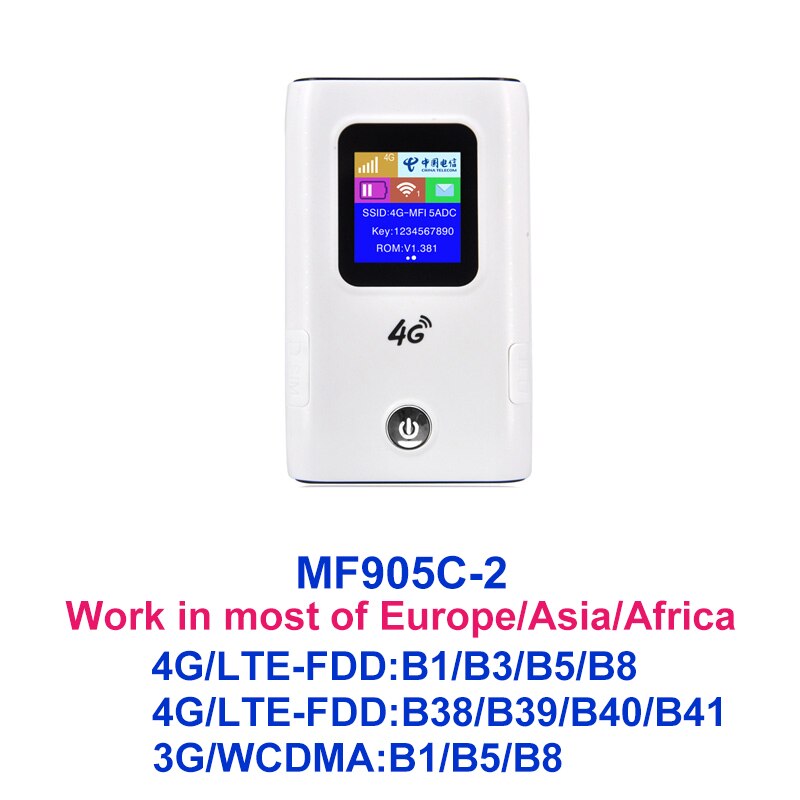 3G/4G Wifi Routeur Hotspot CAT4 LTE 150mbps 6000mah Batterie Externe Réseau Haut Débit Mobile De Voyage Wi-Fi Avec Emplacement Pour Carte Sim: Version 2