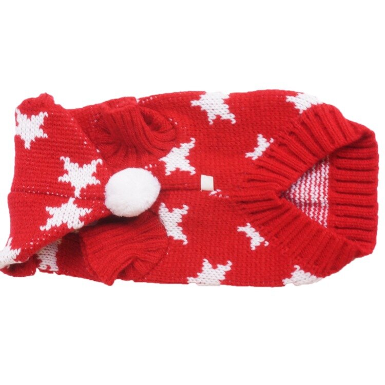 Stjerne hundetøj efterår og vinter varm frakke bamse puddel firbenet hund sweater kæledyr frakke jakker jule halloween kostumer
