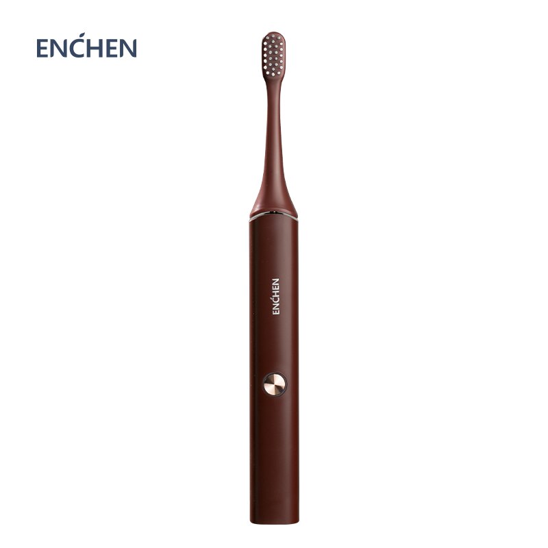Enchen Aurora T + Sonic Elektrische Tandenborstel IPX7 Niveau Waterdicht Oplaadbare Gevoelige Upgrade Arrivial Originele: Red
