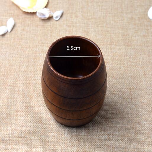 1 sztuk nowość kufel na piwo drewniane kufle robić piwa ekologiczne zastawa stołowa luksusowe wiadro robić piwa jadalnia kubki bar Drinkware 260ml