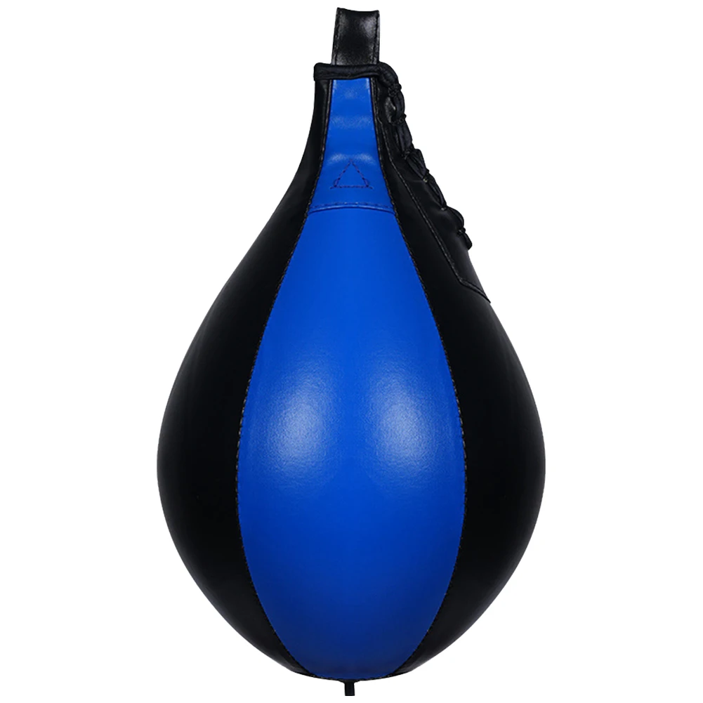 Boxningshastighetsboll hängande boxningssäck pu-läder boxningsreflexboll stressavlastning boxningsslagpåse boxningsutrustning