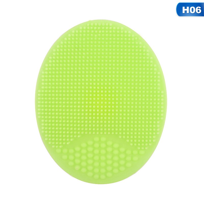 1 kpl pehmeä silikoninen kasvojenpuhdistusharja kasvojenpesuun, kuorintaan, mustapäiden poistoon, ihonhoitoon, kuorintatyynyyn, vauvashampoon: 2311 h 06